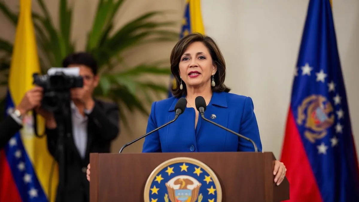 Les États-Unis lèvent les sanctions contre Delcy Rodríguez, présidente par intérim du Venezuela