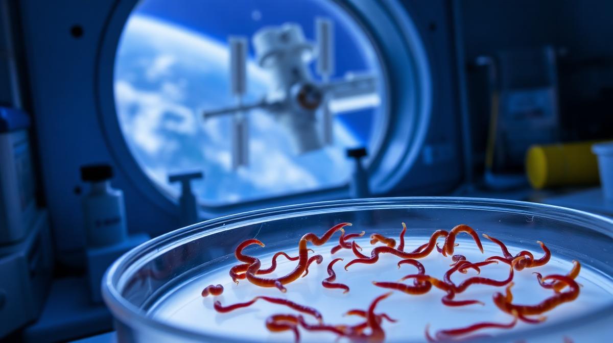 Des vers microscopiques envoyés dans l'ISS pour percer les secrets de la survie en conditions extrêmes